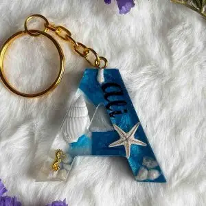 Customized epoxy keychain