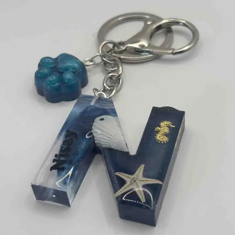 Ocean design customized keychain