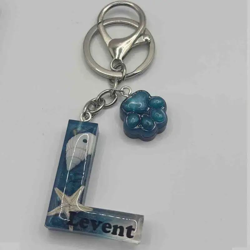 Ocean design customized keychain
