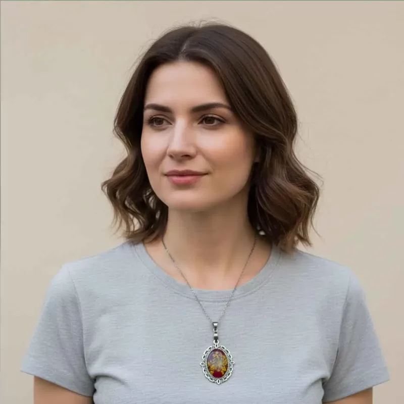 Vintage ketting met bloemen, een betekenisvol cadeau.