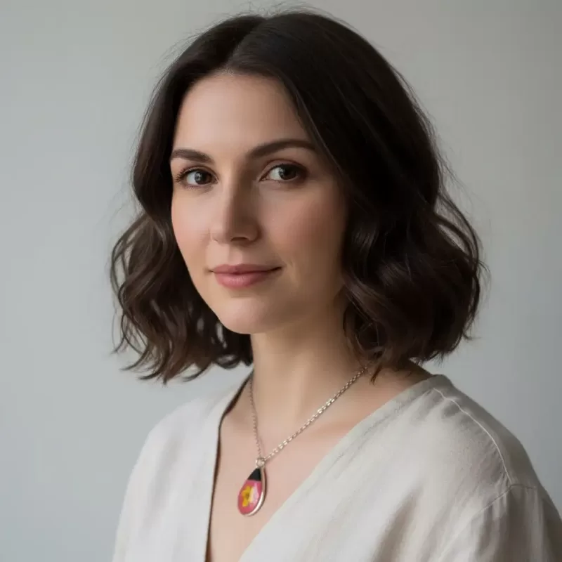 Close-up van de ketting, een origineel Sinterklaas of Kerst cadeau.